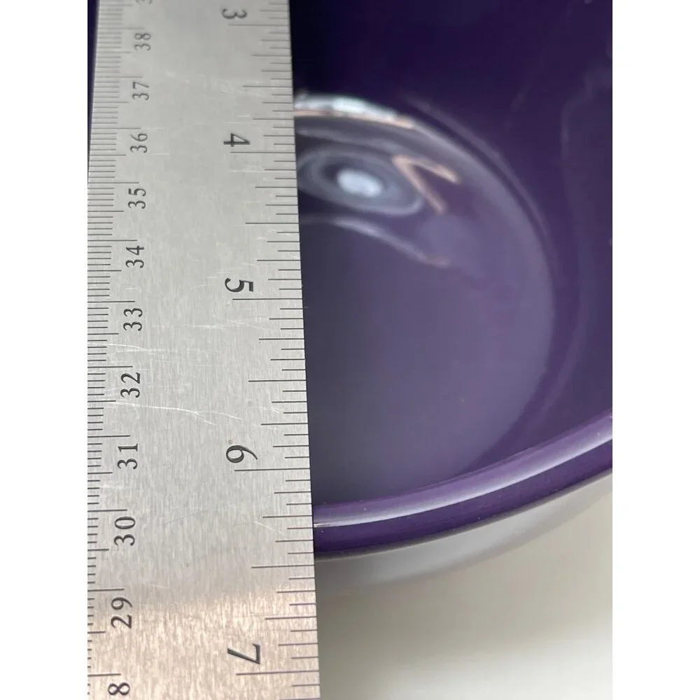 Rachael Ray 1 Quart‎ Mixing Bowl with Pour Spout and Handle Plum Purple NEW!